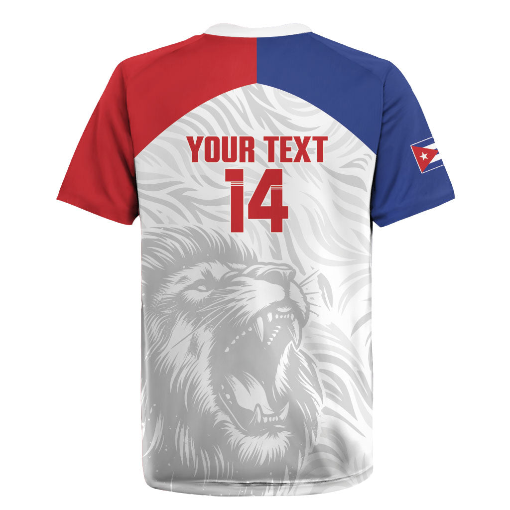 Cuba Football 2026 Custom Rugby Jersey Vamos Los Leones del Caribe