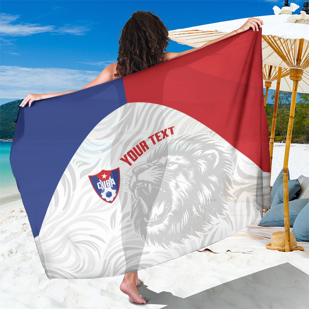 Cuba Football 2026 Custom Sarong Vamos Los Leones del Caribe