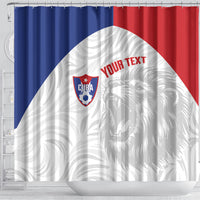 Cuba Football 2026 Custom Shower Curtain Vamos Los Leones del Caribe