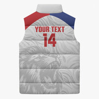 Cuba Football 2026 Custom Sleeveless Puffer Jacket Vamos Los Leones del Caribe