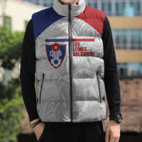 Cuba Football 2026 Custom Sleeveless Puffer Jacket Vamos Los Leones del Caribe