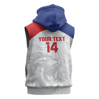Cuba Football 2026 Custom Sleeveless Zip Hoodie Vamos Los Leones del Caribe