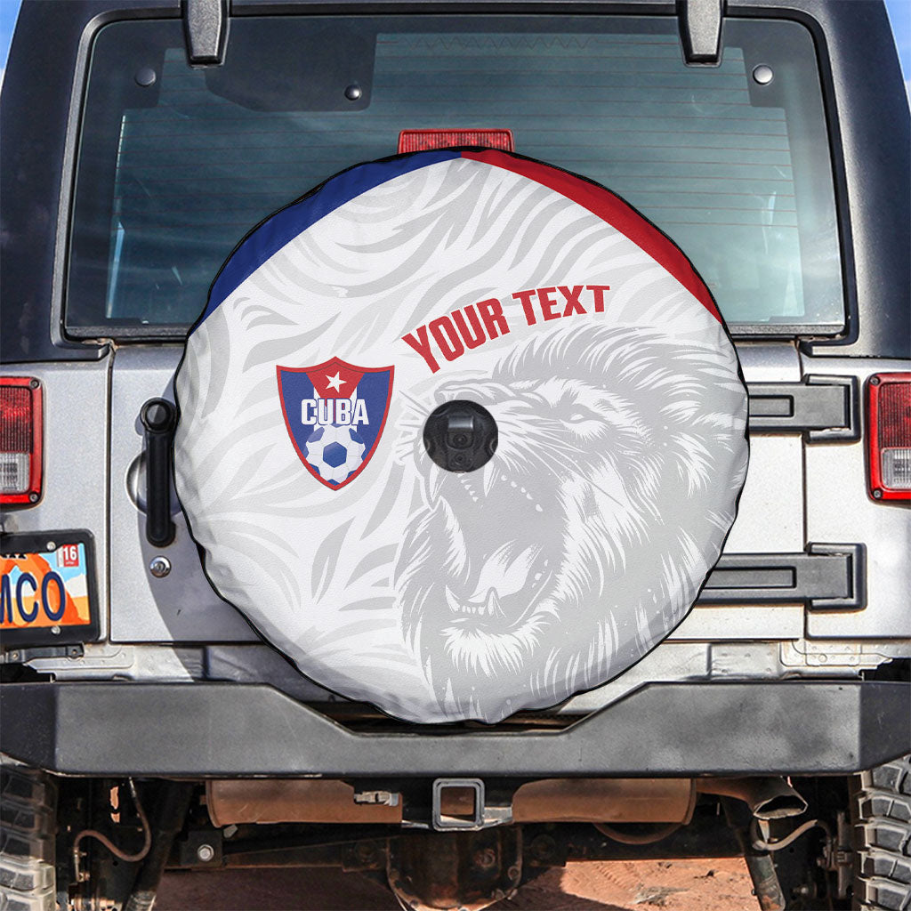 Cuba Football 2026 Custom Spare Tire Cover Vamos Los Leones del Caribe