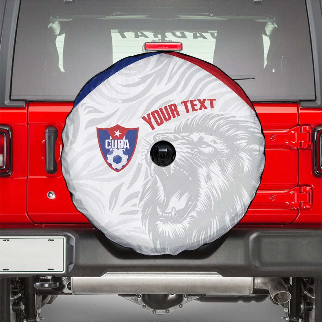 Cuba Football 2026 Custom Spare Tire Cover Vamos Los Leones del Caribe