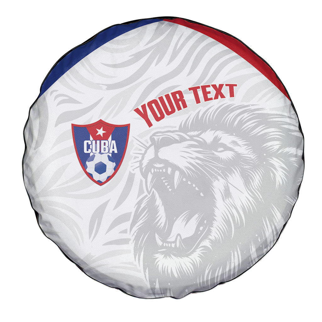 Cuba Football 2026 Custom Spare Tire Cover Vamos Los Leones del Caribe