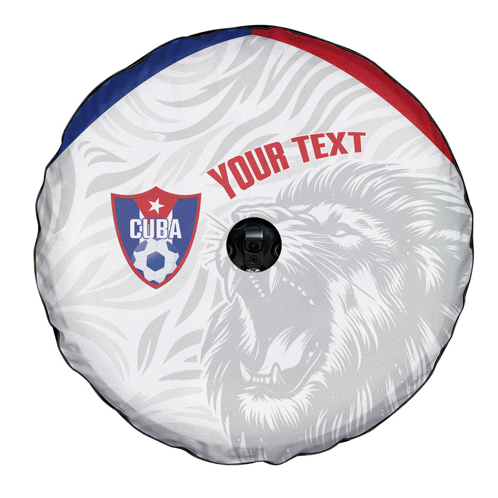 Cuba Football 2026 Custom Spare Tire Cover Vamos Los Leones del Caribe