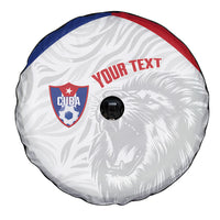 Cuba Football 2026 Custom Spare Tire Cover Vamos Los Leones del Caribe