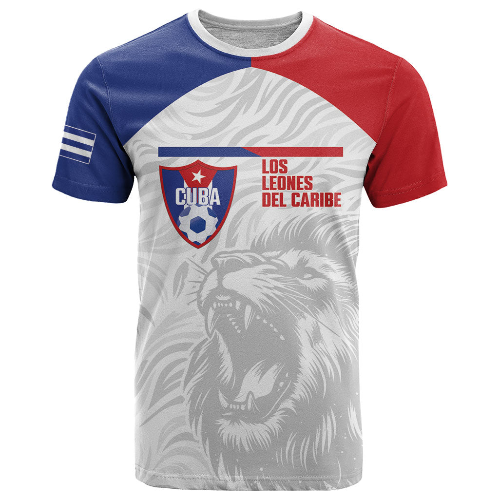 Cuba Football 2026 Custom T Shirt Vamos Los Leones del Caribe