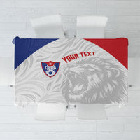 Cuba Football 2026 Custom Tablecloth Vamos Los Leones del Caribe