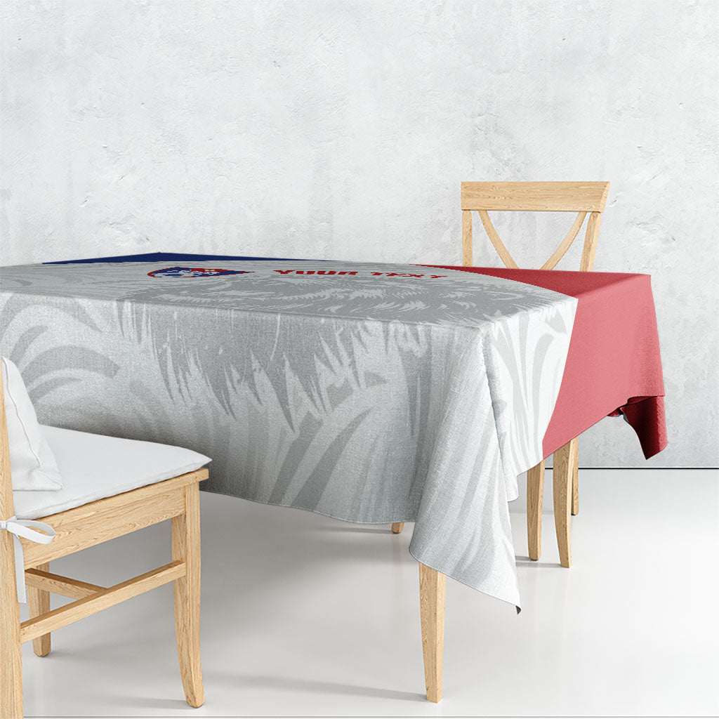 Cuba Football 2026 Custom Tablecloth Vamos Los Leones del Caribe