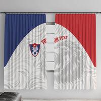 Cuba Football 2026 Custom Window Curtain Vamos Los Leones del Caribe