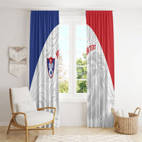 Cuba Football 2026 Custom Window Curtain Vamos Los Leones del Caribe