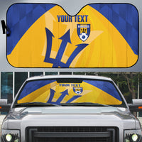 Barbados Football 2026 Custom Auto Sun Shade Go Bajan Tridents