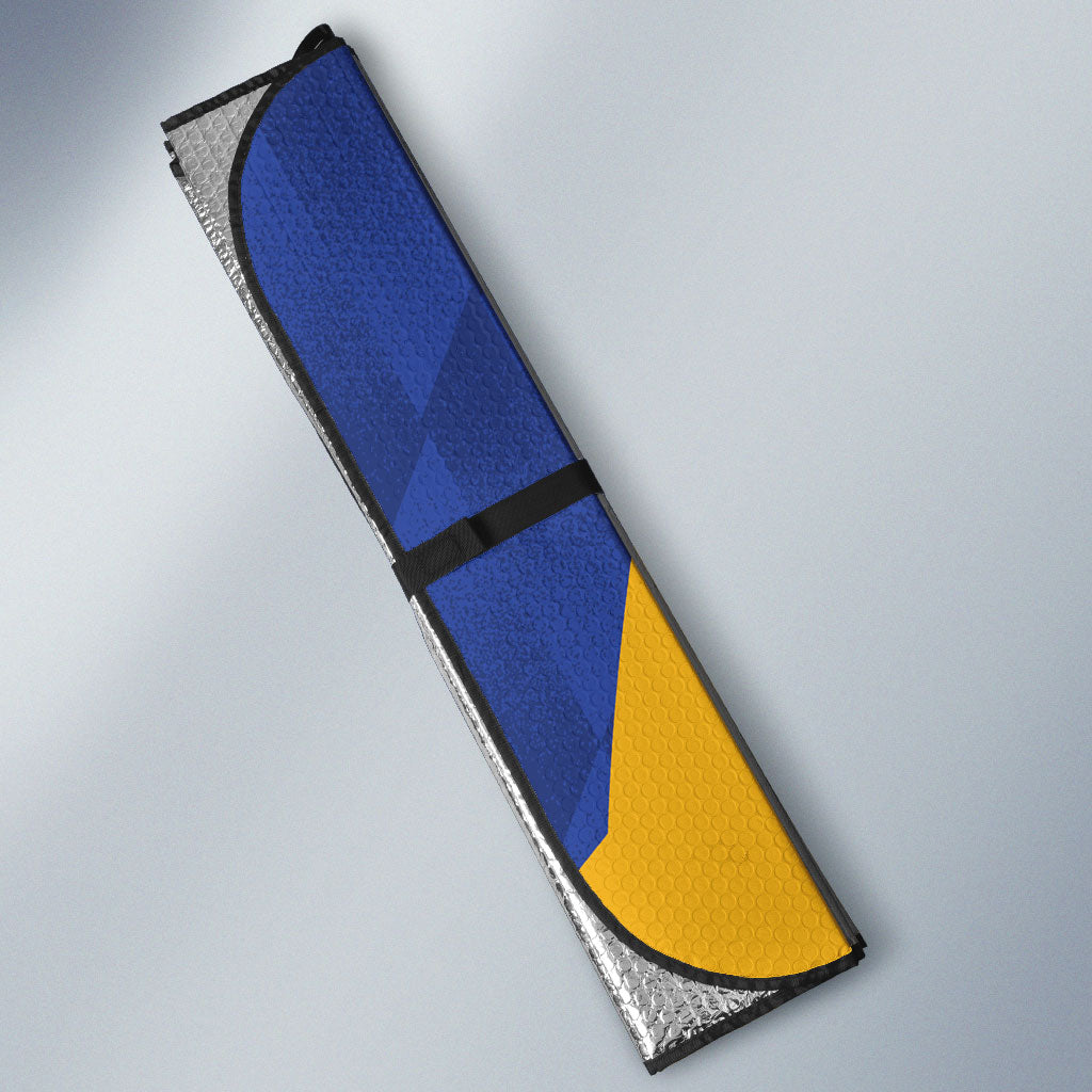 Barbados Football 2026 Custom Auto Sun Shade Go Bajan Tridents