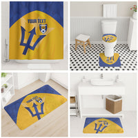 Barbados Football 2026 Custom Bathroom Set Go Bajan Tridents