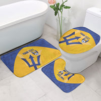Barbados Football 2026 Custom Bathroom Set Go Bajan Tridents