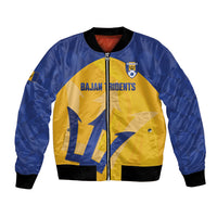 Barbados Football 2026 Custom Bomber Jacket Go Bajan Tridents