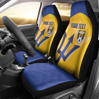 Barbados Football 2026 Custom Car Seat Cover Go Bajan Tridents