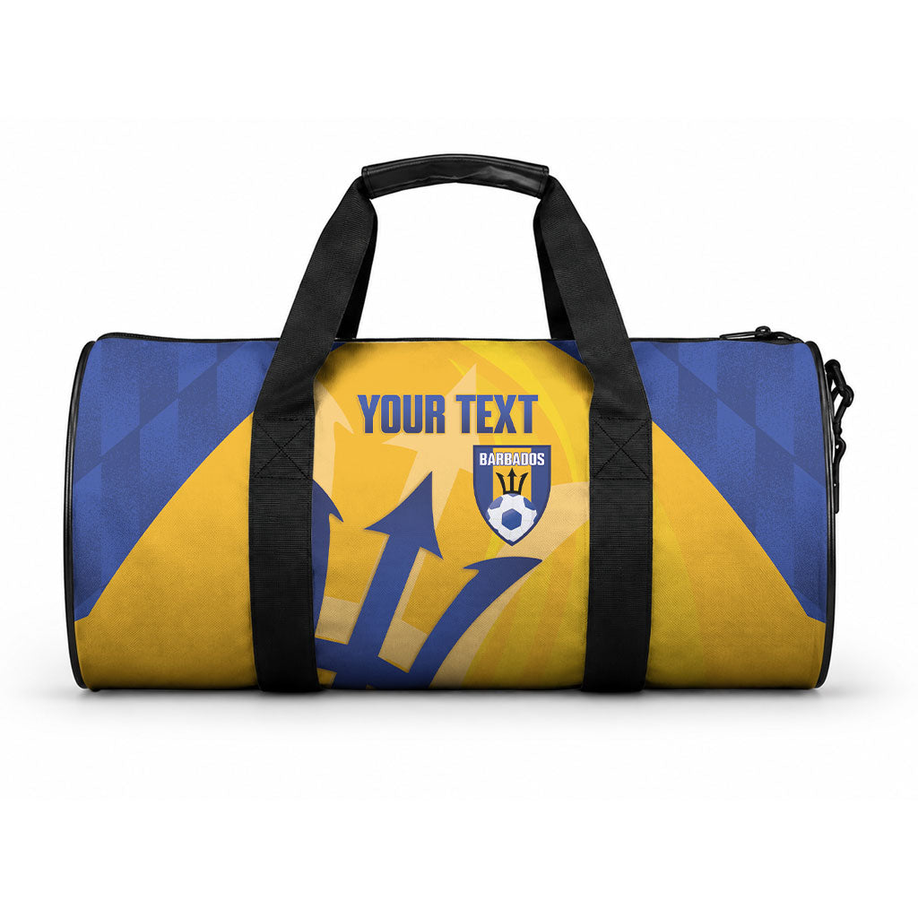 Barbados Football 2026 Custom Duffle Bag Go Bajan Tridents