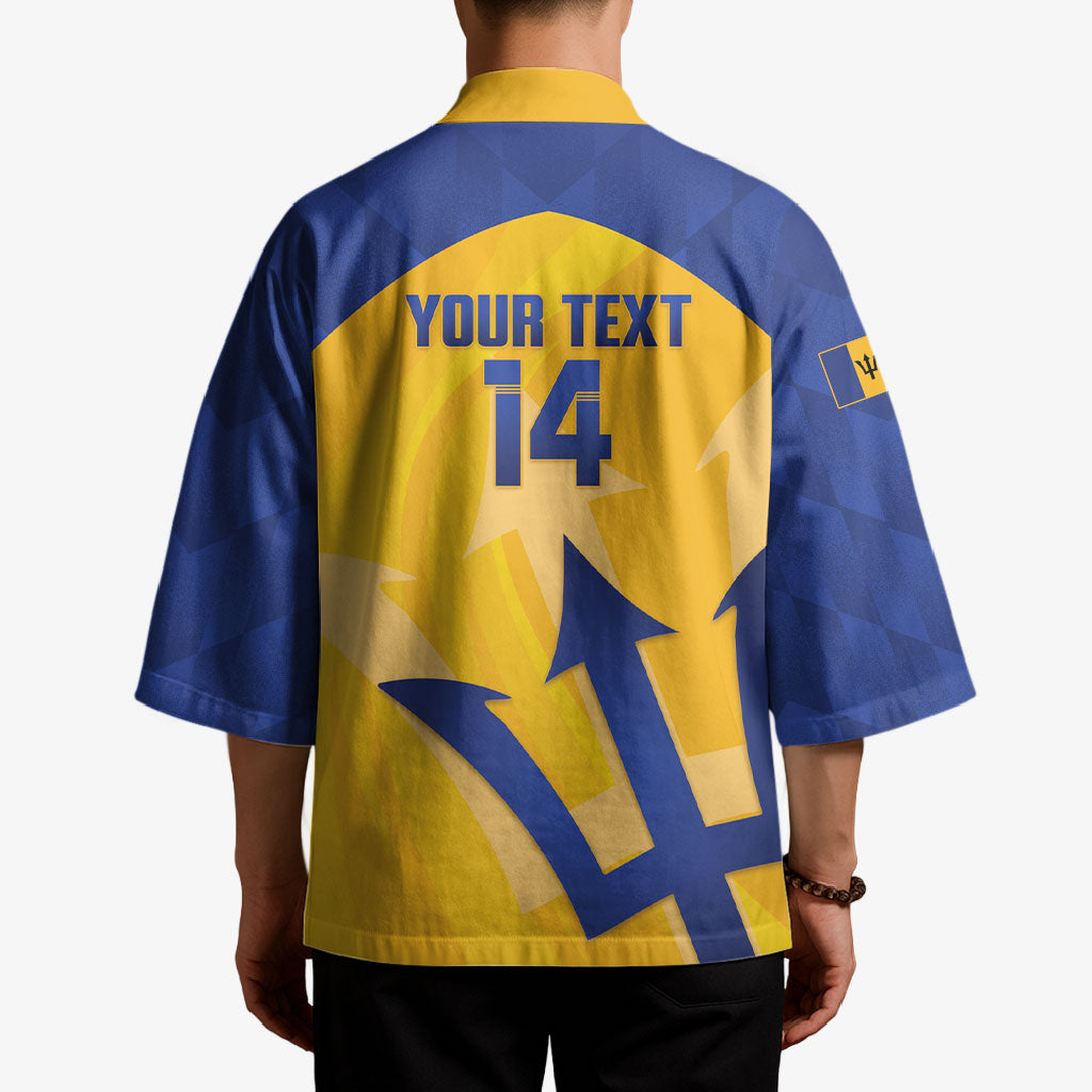 Barbados Football 2026 Custom Kimono Go Bajan Tridents