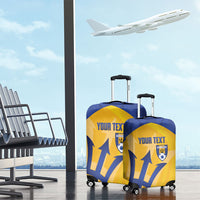 Barbados Football 2026 Custom Luggage Cover Go Bajan Tridents