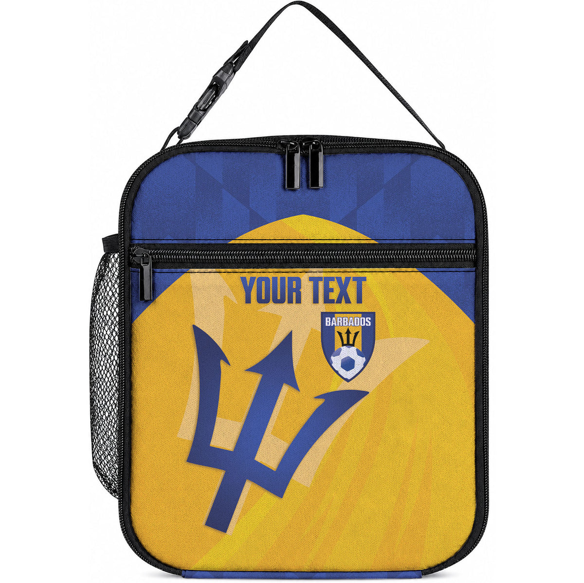 Barbados Football 2026 Custom Lunch Bag Go Bajan Tridents