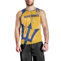 Barbados Football 2026 Custom Men Tank Top Go Bajan Tridents