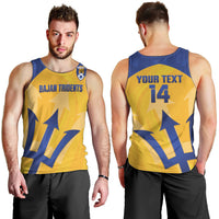 Barbados Football 2026 Custom Men Tank Top Go Bajan Tridents