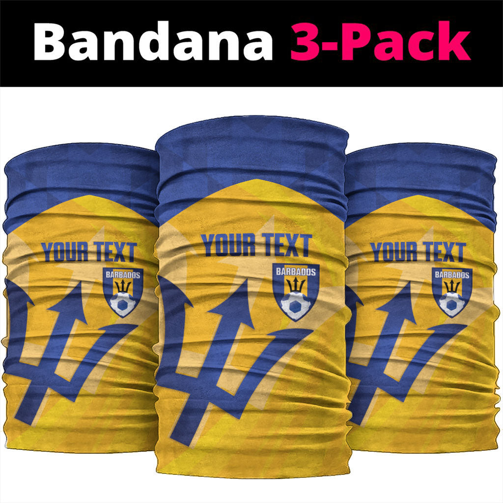Barbados Football 2026 Custom Neck Gaiter Go Bajan Tridents