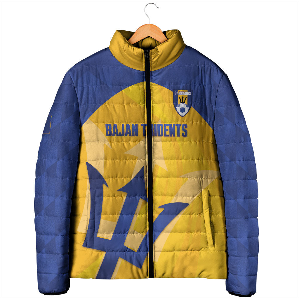 Barbados Football 2026 Custom Padded Jacket Go Bajan Tridents
