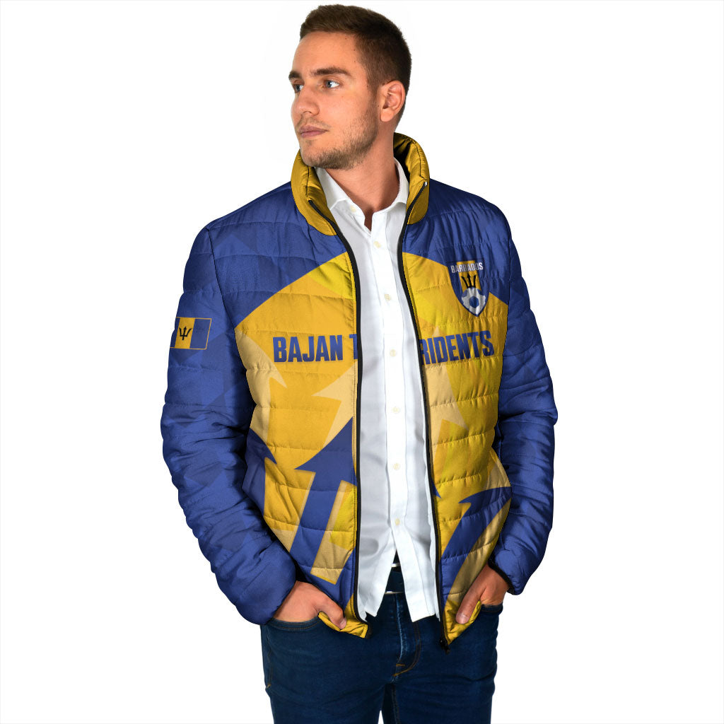 Barbados Football 2026 Custom Padded Jacket Go Bajan Tridents