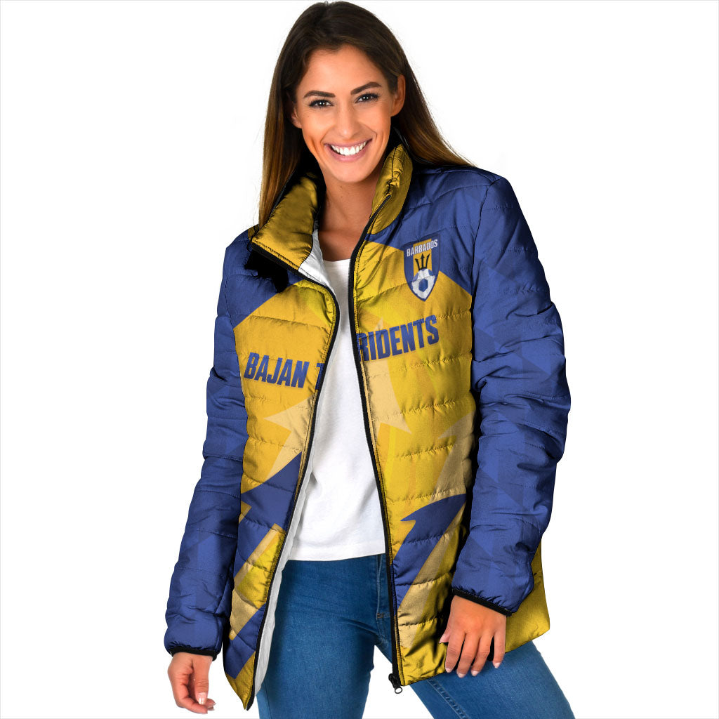 Barbados Football 2026 Custom Padded Jacket Go Bajan Tridents