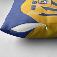 Barbados Football 2026 Custom Pillow Cover Go Bajan Tridents