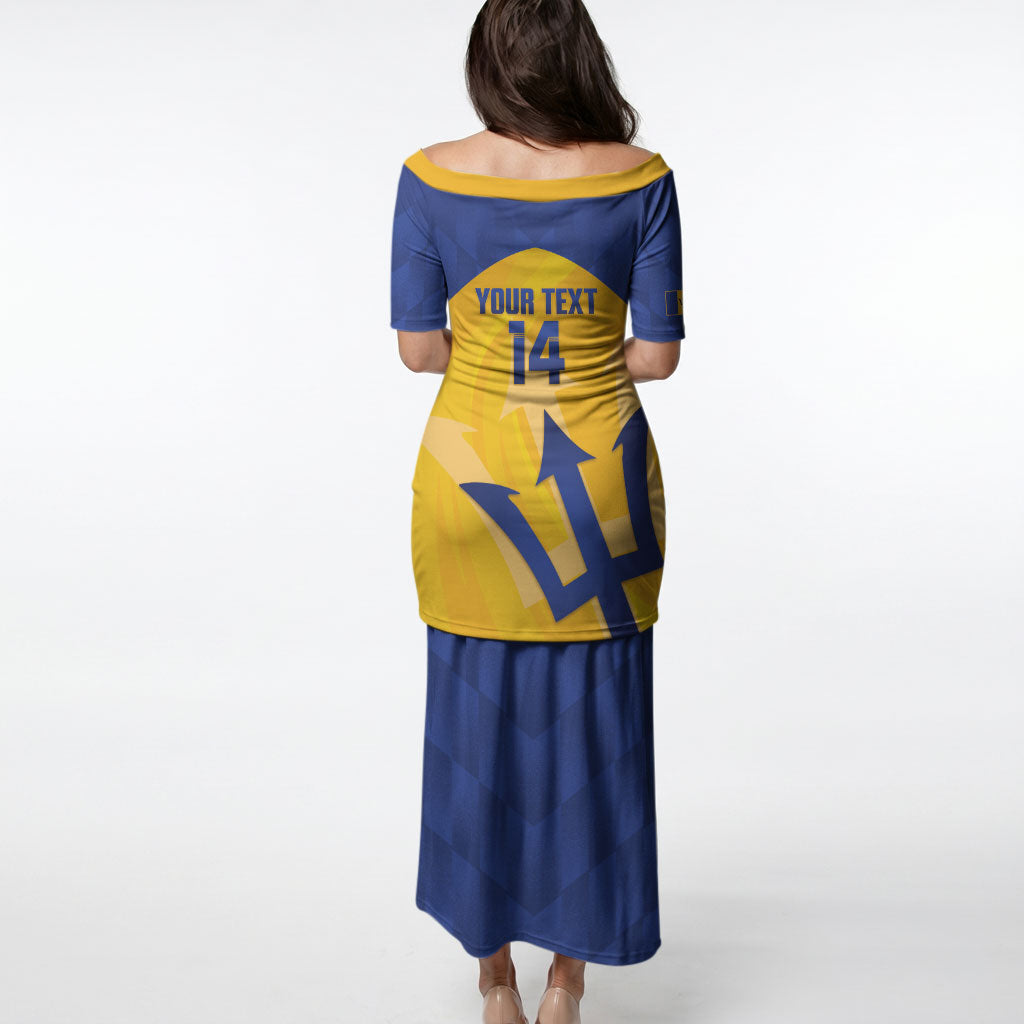 Barbados Football 2026 Custom Puletasi Go Bajan Tridents