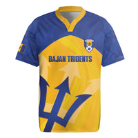 Barbados Football 2026 Custom Rugby Jersey Go Bajan Tridents
