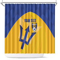 Barbados Football 2026 Custom Shower Curtain Go Bajan Tridents