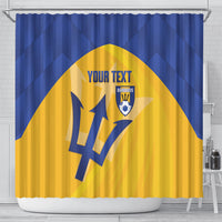 Barbados Football 2026 Custom Shower Curtain Go Bajan Tridents