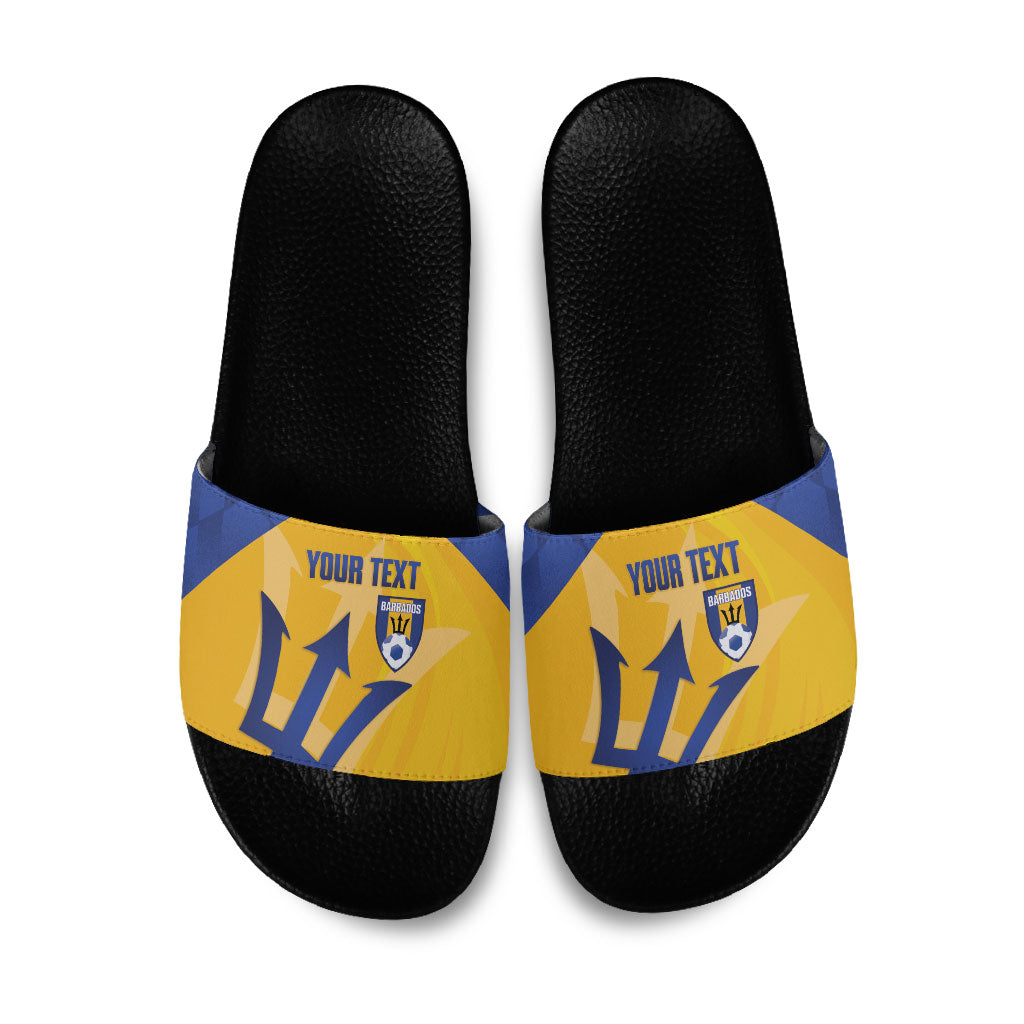 Barbados Football 2026 Custom Slide Sandals Go Bajan Tridents