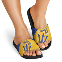 Barbados Football 2026 Custom Slide Sandals Go Bajan Tridents