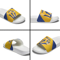 Barbados Football 2026 Custom Slide Sandals Go Bajan Tridents