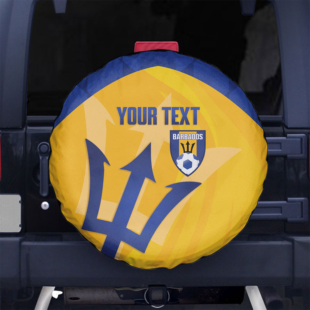 Barbados Football 2026 Custom Spare Tire Cover Go Bajan Tridents