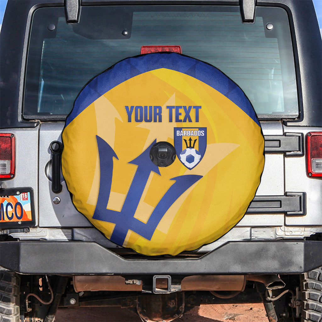 Barbados Football 2026 Custom Spare Tire Cover Go Bajan Tridents