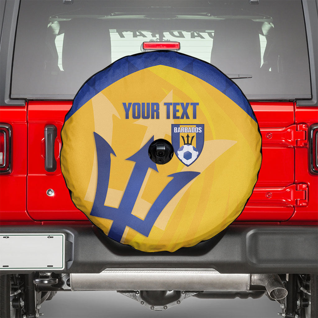 Barbados Football 2026 Custom Spare Tire Cover Go Bajan Tridents