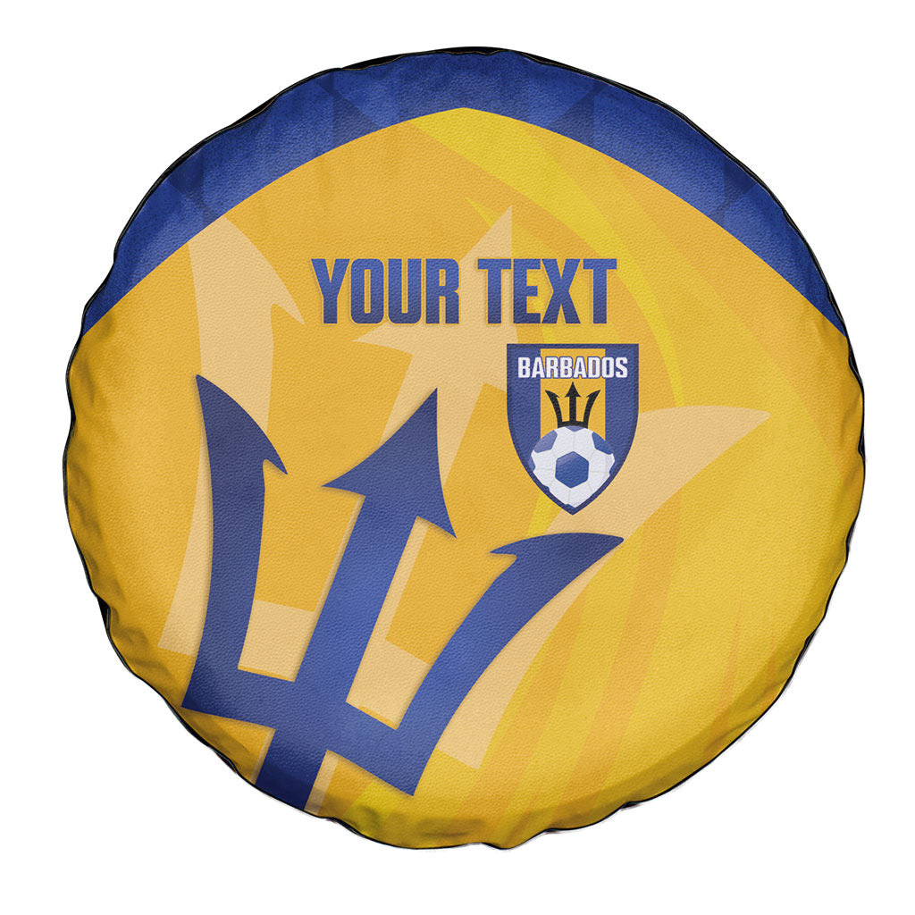 Barbados Football 2026 Custom Spare Tire Cover Go Bajan Tridents