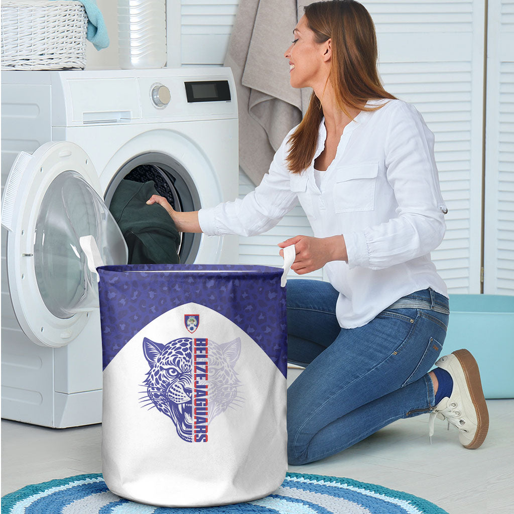 Belize Football 2026 Laundry Basket Go Jaguars