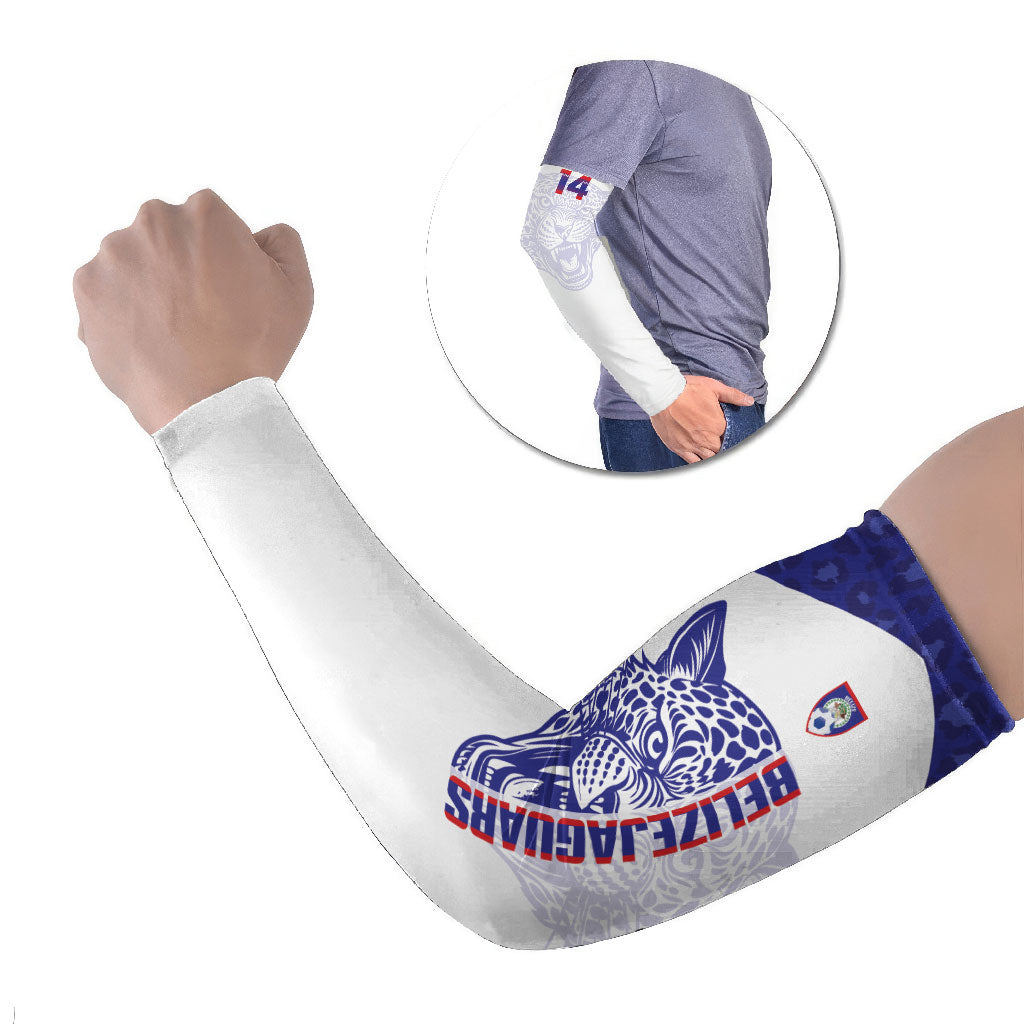 Belize Football 2026 Custom Arm Sleeves Go Jaguars