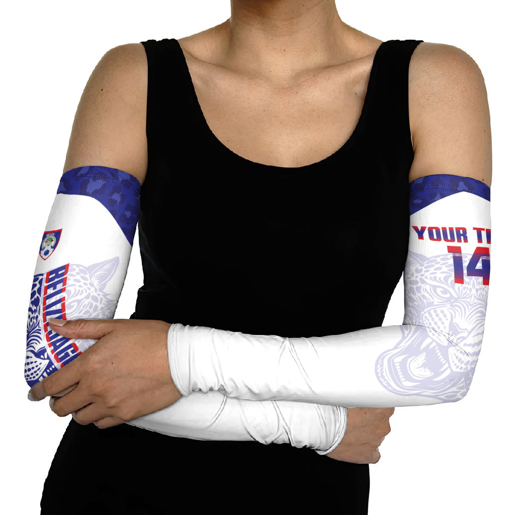 Belize Football 2026 Custom Arm Sleeves Go Jaguars