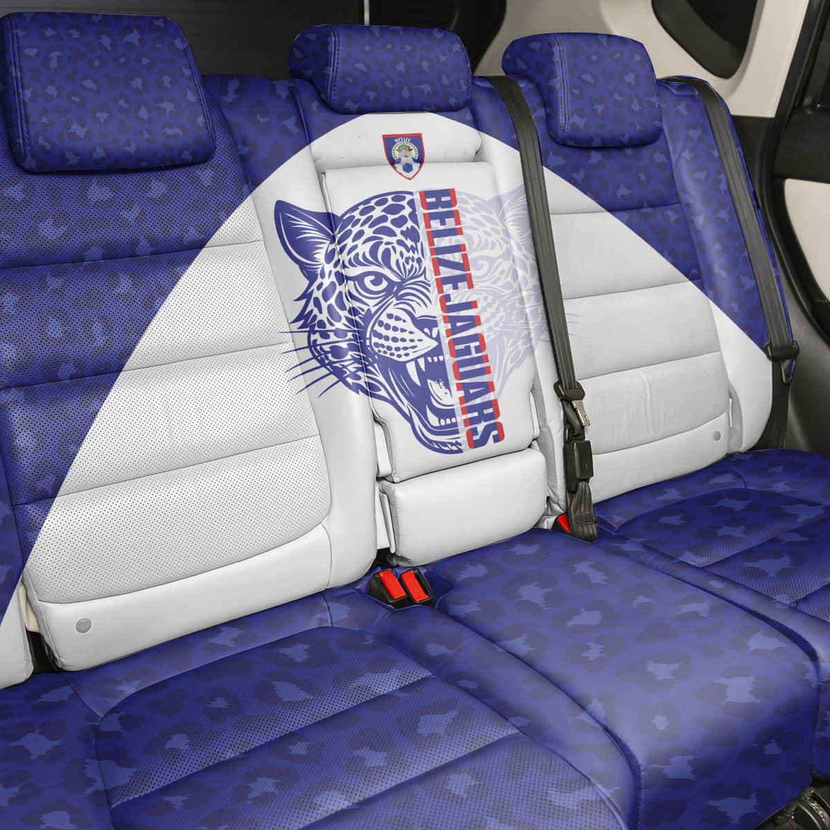Belize Football 2026 Back Car Seat Cover Go Jaguars