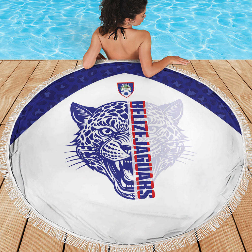 Belize Football 2026 Beach Blanket Go Jaguars