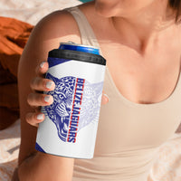 Belize Football 2026 Custom 4 in 1 Can Cooler Tumbler Go Jaguars